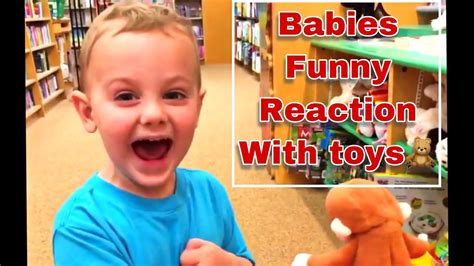 Funny Babies Scared Of Toys Babies Funny Reaction Most Funny