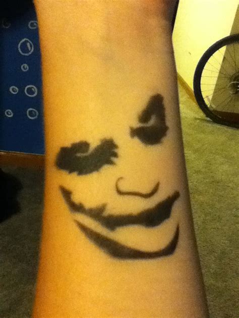 All images can be instantly downloaded along with the line art drawing (stencil) Joker airbrush tattoo . | Airbrush tattoo, Tattoos, Tribal ...