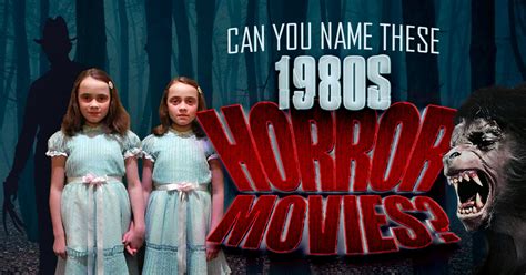 Can You Name These 1980s Horror Movies