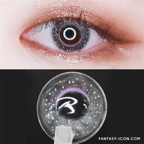 Milky Stella Grey Contacts Galaxy Lens Gray Circle Lenses Fantasy