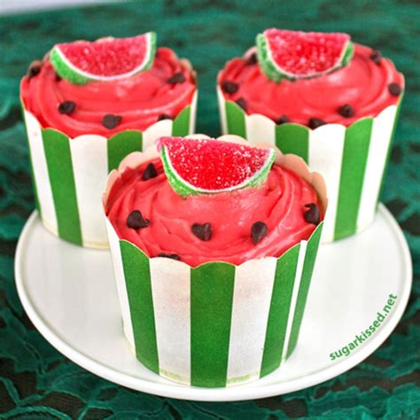 Watermelon Cupcakes Watermelon Cupcakes Arrive At Your Next Picnic With