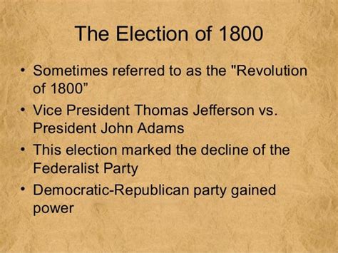The Election Of 1800 2