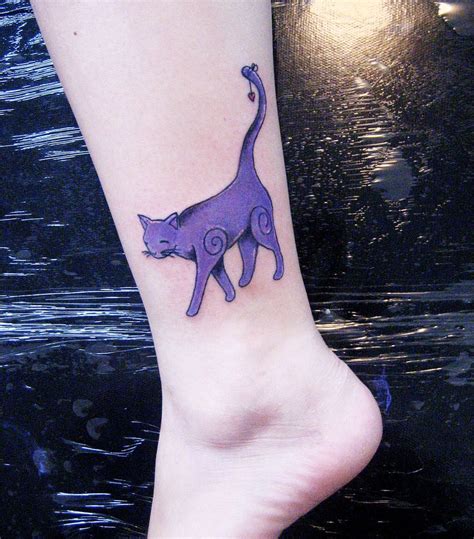 13 shades had the longevity, but i wanted something that i could start from my concept, from the very 13 shades darker tattoo studio. purple cat | Whimsical tattoos, Tattoos, Purple cat