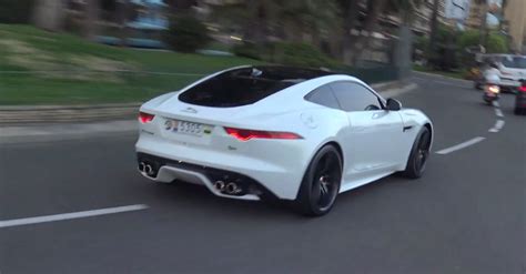 Jaguar F Type R Just Being A Loud Bad Boy On The Streets
