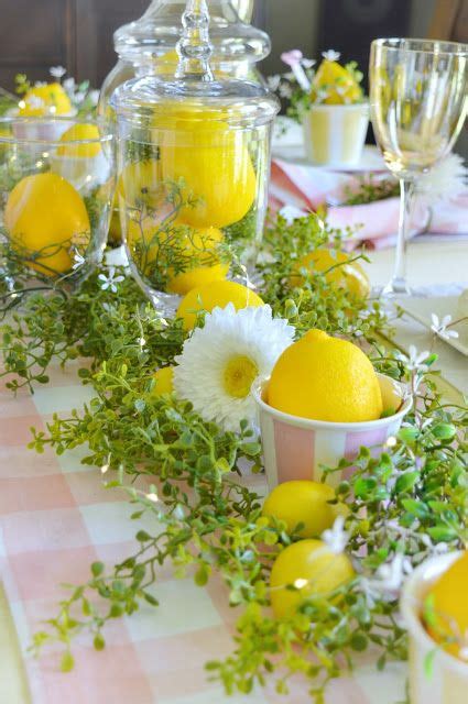 Dining Delight Pretty Pink And Lemon Yellow Luncheon Tablescape Lemon