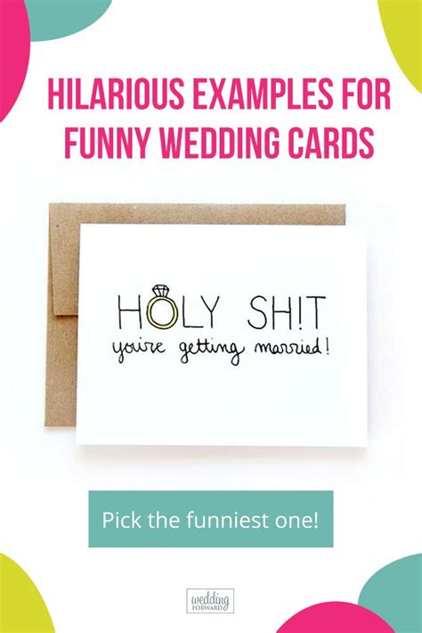 18 Hilarious Examples For Funny Wedding Cards Wedding Forward Funny