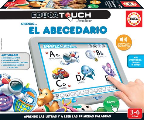 Juegos De Tablero Educa Borrás 15436 Educa Touch Junior Aprendo A