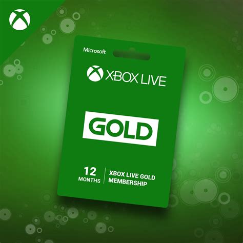 Buy Xbox Live Gold Subscription Card 12 Months Xbox Live Key Europe