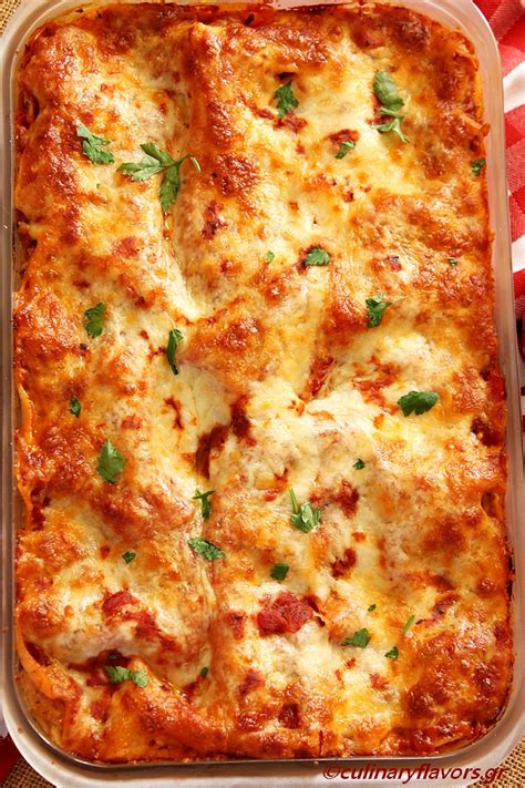 Lasagna With Sun Dried Tomatoes And Chicken Culinary Flavors
