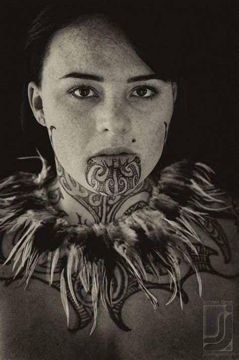 Woman Maori Chin Tattoo Best Tattoo Ideas
