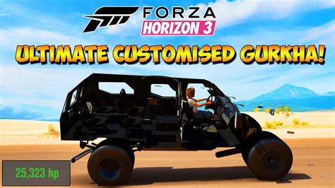 Forza Horizon Highly Modified Naked Gurkha Hp Dev Mods Youtube