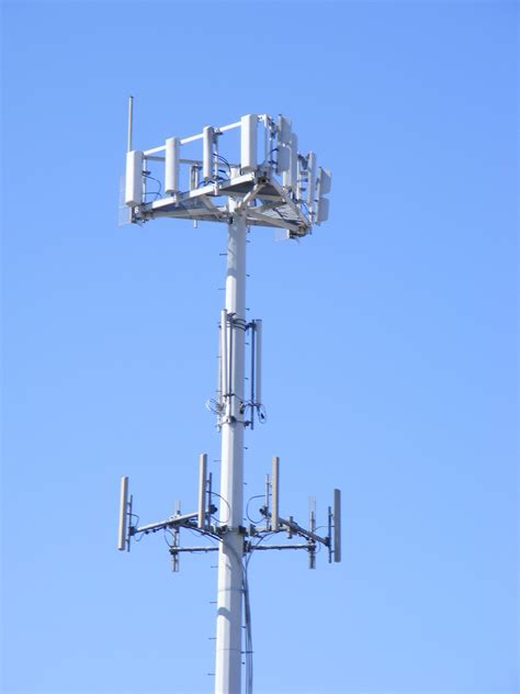 This triangular antenna cell tower is one of many kinds of towers