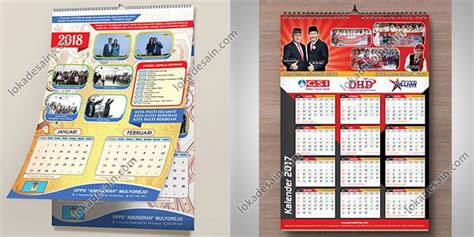 Jasa Desain Kalender Dan Tanggalan Kalender Meja Kalender Dinding