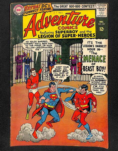 Adventure Comics 339 1965 Comic Books Silver Age Dc Comics