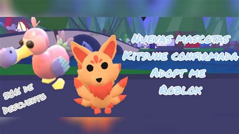 Nueva Mascota Kitsune Adopt Me Roblox Youtube