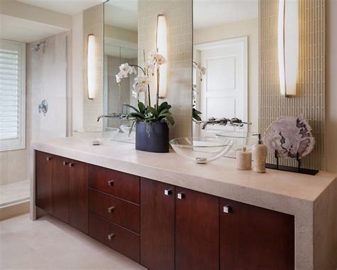 When brad took off the old vanity light, there was a hole the size of someone's fist for the lone bundle of wires you see coming out of said hole. 20+ Bathroom Vanity Lighting Designs, Ideas | Design ...