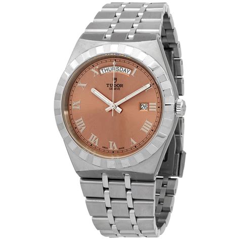 Tudor Royal Automatic Salmon Dial Mens Watch M28600 0009 Watches