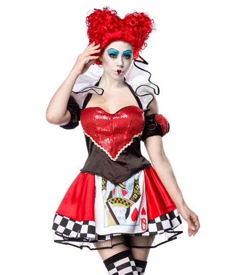 Sexy Red Queen Kostümset Karneval Halloween Kaufen