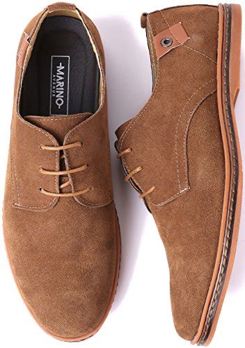 Marino Oxford Suede Dress Shoes For Men Formal Leather Shoes Casual
