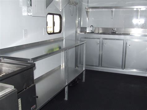 Interior View And Concession Equipment Advanced Concession Trailers