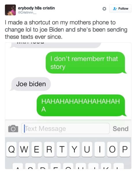 In fact, they make her ecstatic! 21 Hilarious Text Replacement Pranks That Will Make You ...