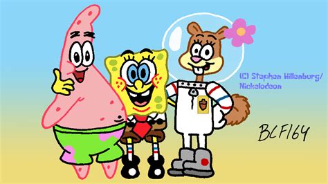 Spongebob Patrick And Sandy