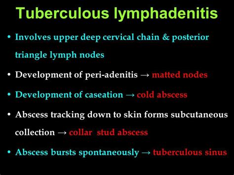 Tuberculous Lymphadenitis Collar Stud Abscess01 Medical Mnemonics