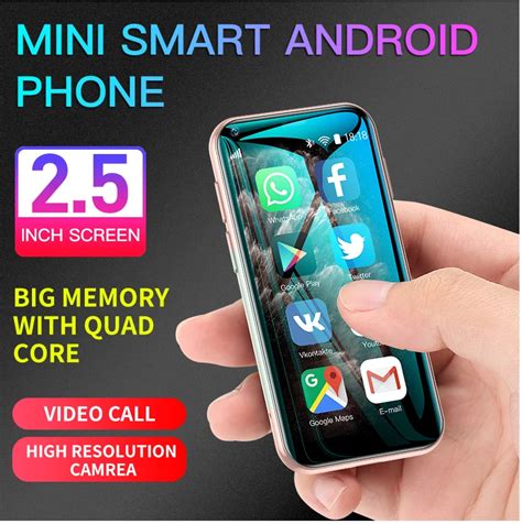 Mini Soyes Xs11 Android 60 Cellphone 3d Glass Slim Body Dual Sim 1gb 8gb Quad Core 1000mah