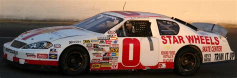 Drove the blue and yellow wrangler #3 car for the last 11 races of the 1981 season, (switching from the #2 wrangler car) and also from 1984 to 1987. ARCA Hall of Shame - Page 4