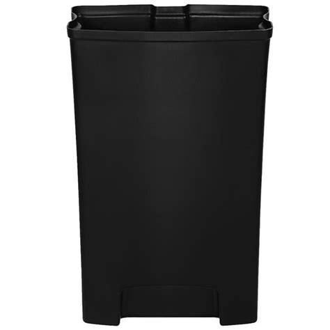 Rubbermaid 1883619 Slim Jim Black Rigid Plastic Liner For 13 Gallon