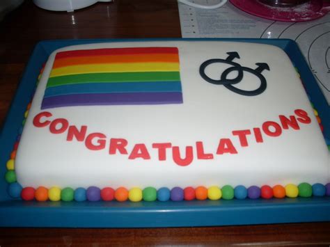 gay pride cake