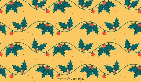 Christmas Mistletoe Pattern Design Vector Download
