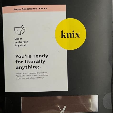 Knix Intimates And Sleepwear Knix Super Absorbency Leakproof