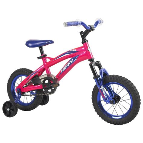 Huffy Flair Kids Girls 12 Inch Bike Bicycle With Training Wheels Ages