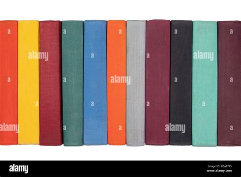 Book Spines Red Hi Res Stock Photography And Images Alamy