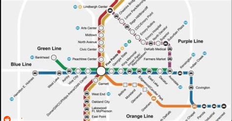 Marta Kinda Releases Future Transit Map Atlanta