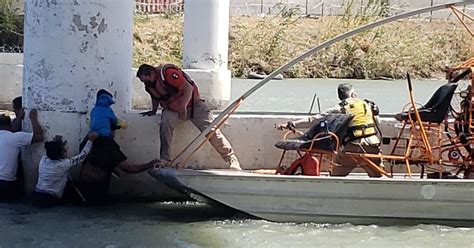 Inmigrantes Atrapados En El Río Bravo Y Cuerpos Flotando En Sus Aguas No Da Tregua El Drama