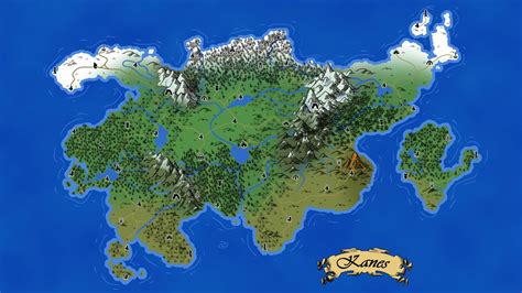 Dnd Map Of The World Map Of World