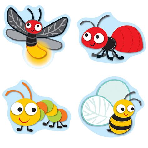 Buggy For Bugs Shape Stickers Cd 168148 Carson Dellosa