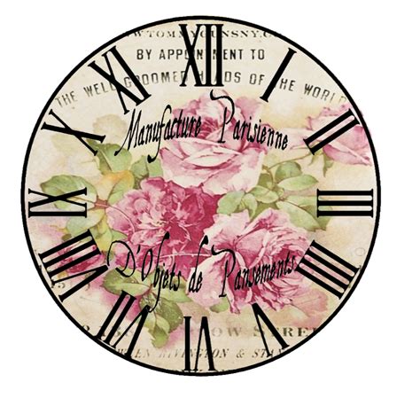 Free Vintage Clock Vintage Clock Clock Face Shabby Chic Clock