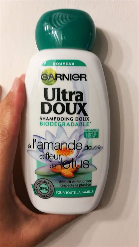Composition Garnier Ultra Doux Shampooing Doux Biodegradable Ufc