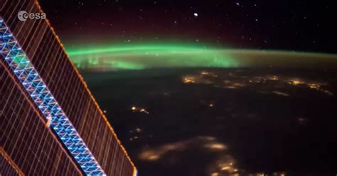 Watch Astronaut Tim Peakes Stunning Video Of The Northern Lights