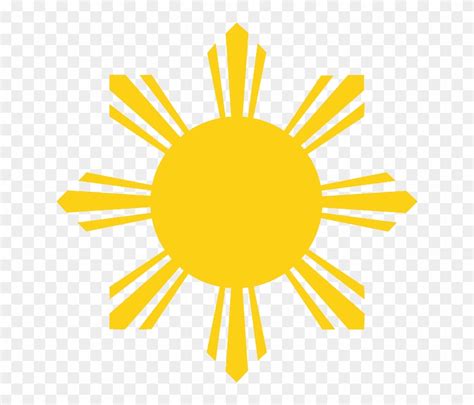 Sun Philippine Flag Vector Hd Png Download 640x6386070453 Pngfind