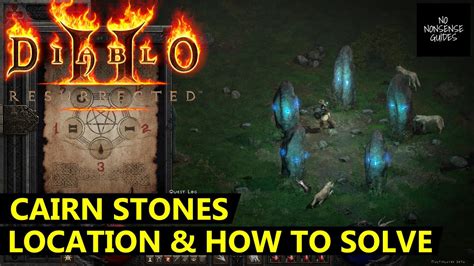 Diablo 2 Resurrected Cairn Stones Where To Find And How To Solve Cairn