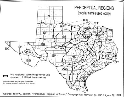 Perceptual Regions Of Texas Quiz