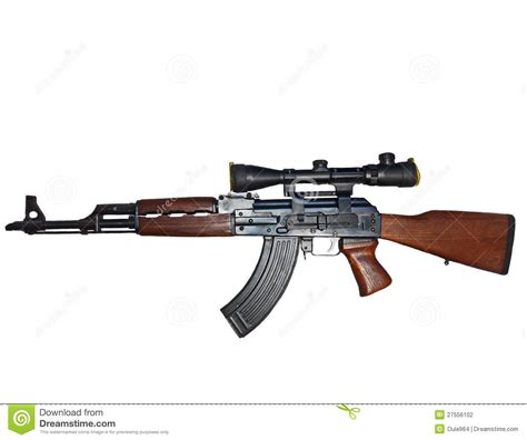 Ak 47 Kalashnikov And Sniper Stock Photography Image 27556102