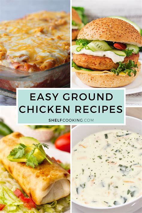 Easy Ground Chicken Recipes You Need To Try Today Shelf Cooking