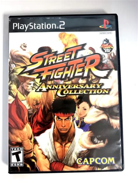 STREET FIGHTER ANNIVERSARY Collection Sony Playstation PS Game COMPLETE CIB PicClick