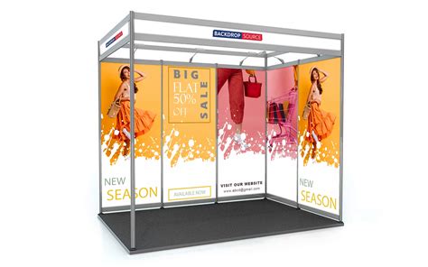 2m X 3m Shell Scheme Graphics For All Exhibitions Backdropsource Uk
