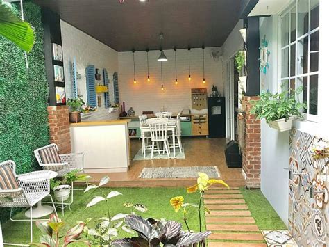 inspirasi desain rumah pp instagram konsep ruang makan semi